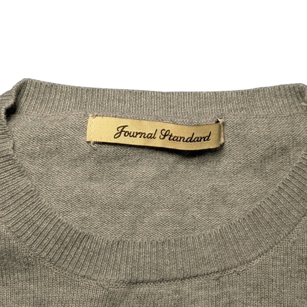 Fred Perry x Journal Standard Crewneck Knit Sweater Gray Men’s Size Medium - Picture 3 of 13